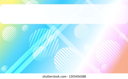 Creative Gradient Background with Line, Circle. For Greeting Card, Brochure, Banner Calendar. Vector Illustration