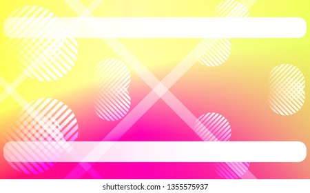 Creative Gradient Background with Line, Circle. For Greeting Card, Brochure, Banner Calendar. Vector Illustration