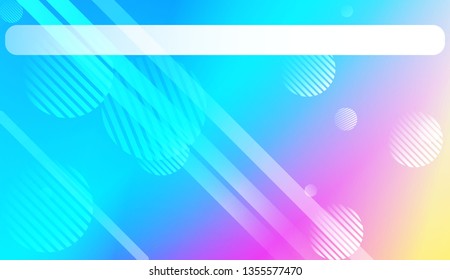 Creative Gradient Background with Line, Circle. For Greeting Card, Brochure, Banner Calendar. Vector Illustration