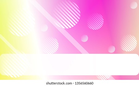 Creative Gradient Background with Line, Circle. For Greeting Card, Brochure, Banner Calendar. Vector Illustration