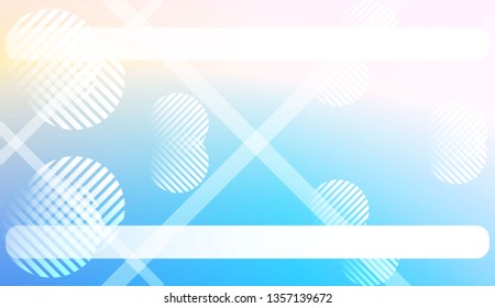 Creative Gradient Background with Line, Circle. For Greeting Card, Brochure, Banner Calendar. Vector Illustration