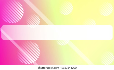 Creative Gradient Background with Line, Circle. For Greeting Card, Brochure, Banner Calendar. Vector Illustration