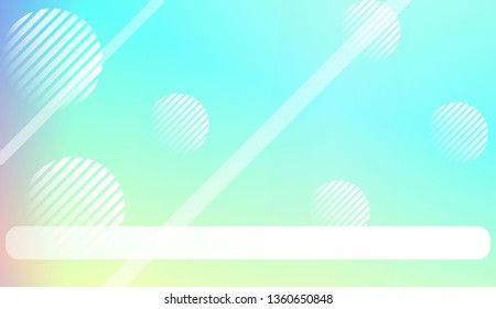 Creative Gradient Background with Line, Circle. For Greeting Card, Brochure, Banner Calendar. Vector Illustration