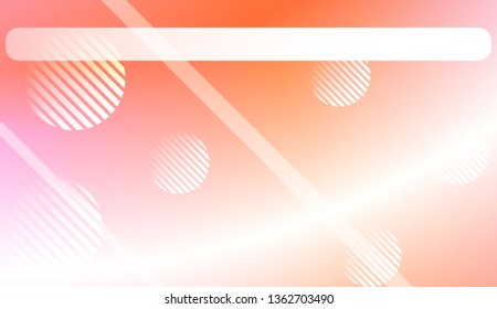 Creative Gradient Background with Line, Circle. For Greeting Card, Brochure, Banner Calendar. Vector Illustration