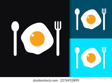 Creative Gradient Fresh Egg Logo design, Vector design concept