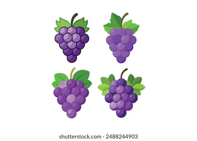 Creative Grape Vector Art for Designers