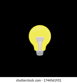 creative graphic design for electrical light bulb technology