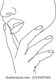 Diseño gráfico creativo. Arte gráfico creativo a mano y cara. Diseño gráfico en blanco y negro.