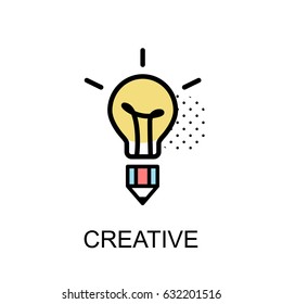Creative Graphic Icon.Vector Illustration