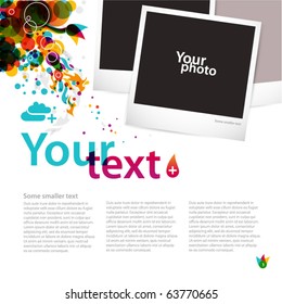 creative graphic layout