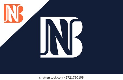 Letra de logotipo gráfico creativo BN