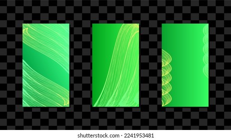 Creative green abstract background digital marketing agency social media post design template square, landscape, potrait flyer or editable web banner