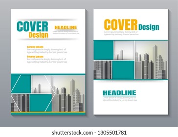Creative green book cover design.