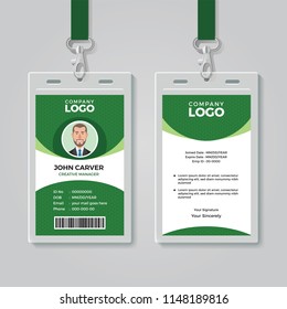 Creative Green Corporate ID Card Template