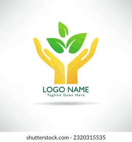 creative Green Energy Logo Vector Template. green environmental concept, ecological. Vector illustration.