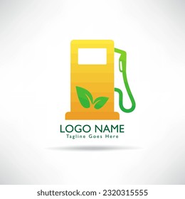 plantilla de vectores con logotipo de energía verde creativo. concepto ambiental verde, ecológico. Ilustración vectorial.