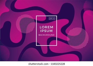 Creative green geometric background. Trendy gradient shapes composition