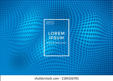 Creative green geometric background. Trendy gradient shapes composition