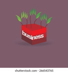 creative green hand idea business idea concept 