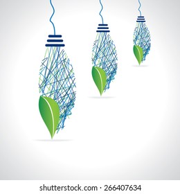 creative green idea concept bulb