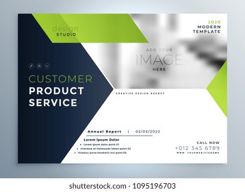 Creative Green Modern Brochure Flyer Template Presentation