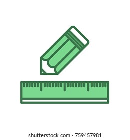 Creative green vector icon