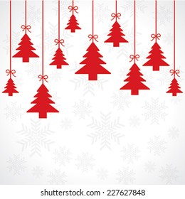 creative greeting card for christmas stock vector