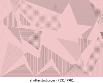 Creative greeting card in Memphis style. Modern design. Designs for cards, posters, invitations, clothing. Vector