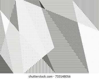 Creative greeting card in Memphis style. Modern design. Designs for cards, posters, invitations, clothing. Vector