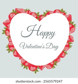 A creative greeting card with a simple heart-shaped concept and typographic text. a couple in love. 