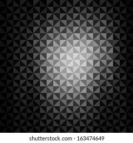 creative grey black triangle pattern background vector