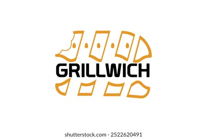 Creative Grill logo design template