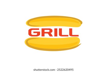 Plantilla de diseño de logotipo de Creative Grill