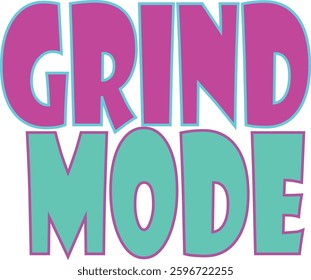 Creative grind mode Vector Illustration for Entrepreneurial Success, Logo Design, and Graphic Artwork"