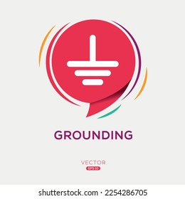 Creative (Grounding) Icon, Vector sign.