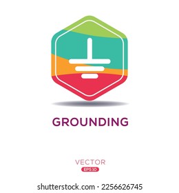 Creative (Grounding) Icon, Vector sign.