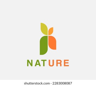 Creative growing seed logo for agriculture, farming, gardening business.