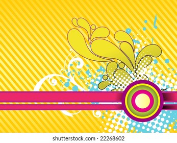 creative grunge background with nice elements