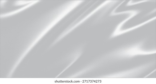 Fondo creativo de textura de tecnología de luz de punto de semitono blanco grunge. fondo de semitono. Vector blanco EPS10