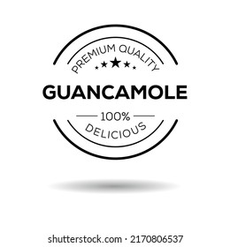 Creative (Guancamole) logo, Guancamole sticker, vector illustration.
