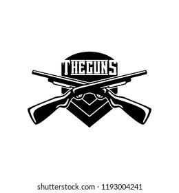 Creative Gun Logo Design. Gun Logo Template Ready to Use. Gun Vector