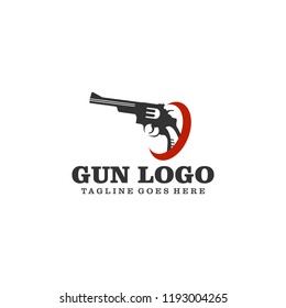 Creative Gun Logo Design. Gun Logo Template Ready to Use. Gun Vector