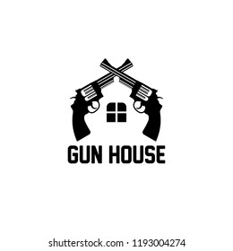 Creative Gun Logo Design. Gun Logo Template Ready to Use. Gun Vector