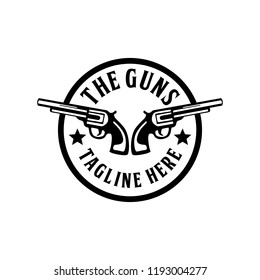 Creative Gun Logo Design. Gun Logo Template Ready to Use. Gun Vector