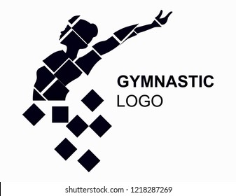 Gymnastic Logo: imágenes, fotos de stock y vectores | Shutterstock