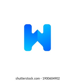 Plantilla de diseño de logotipo comercial de Creative H | H Logotipo de Compañía Moderna | Vector de logotipo de letra H 
