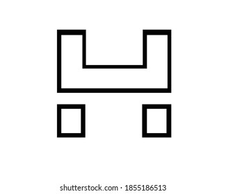 creative h initial logo letter designs