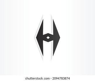 Creative H Letter icon concept logo design icon