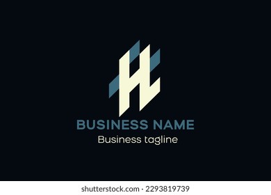 Creative H letter logo design for all business