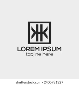 Diseño de logotipo de letra H creativa concepto de plantilla vectorial aislada para ilustración de negocio